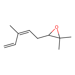 Structure of trans-epoxyocimene