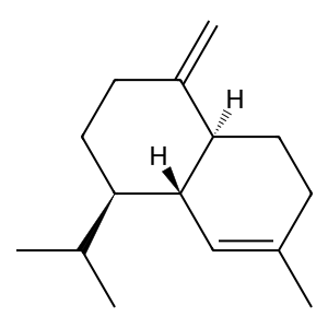 Structure of trans-gamma-cadinene