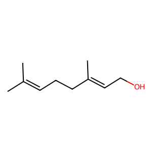 Structure of trans-geraniol