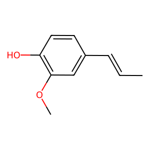 Structure of trans-isoeugenol