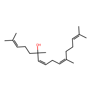 Structure of (z,z)-geranyl linalool