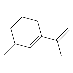 Structure of trans-m-mentha-2,8-diene