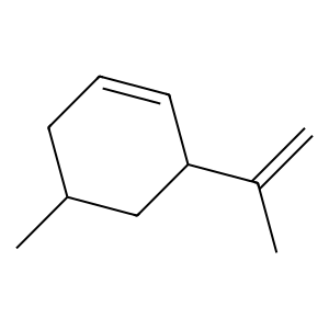 Structure of trans-m-mentha-4,8-diene