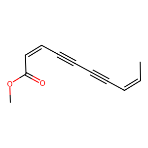 Structure of (z,z)-matricaria ester