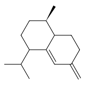 Structure of trans-murrola-4(14),5-diene
