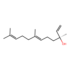 Structure of trans-nerolidol b