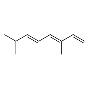 Structure of trans-ocimene