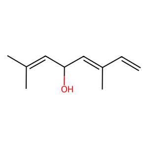 Structure of trans-ocimenol