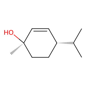 Structure of trans-p-menth-2-ene-1-ol