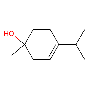 Structure of trans-para-menth-2-en-l-ol