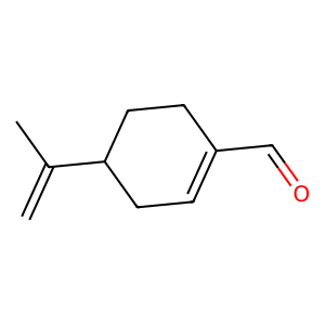 Structure of trans-para-mentha-2-en-1-ol c