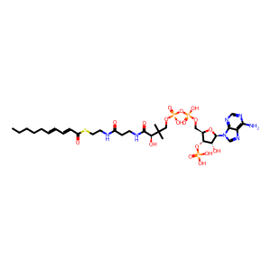 Structure of trans-para-metha-2,8-dien-1-ol