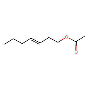 Structure of trans-pinocaryl acetate
