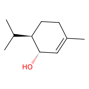 Structure of trans-piperitol