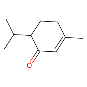 Structure of trans-piperitone