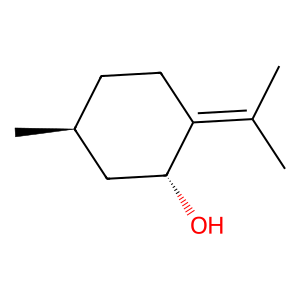 Structure of trans-pulegol
