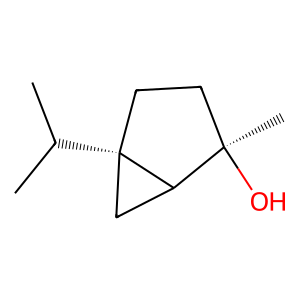 Structure of trans-sabinenehydrate