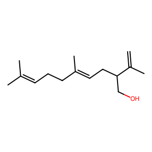 Structure of trans-sesquilavandulol