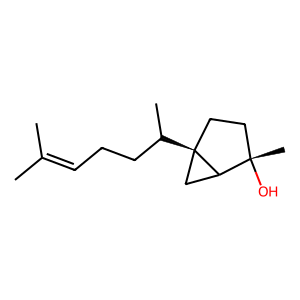 Structure of trans-sesquisabinene hydrate