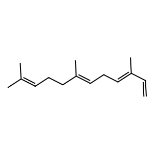 Structure of trans-trans-alpha-farnesene