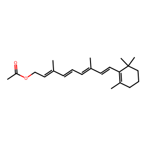 Structure of trans-valerenylacetate