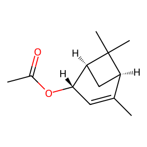 Structure of trans-verbenyl acetate