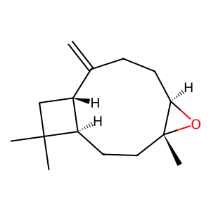 Structure of transcaryophyllene oxide