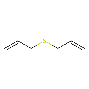 Structure of triallyldisulphide