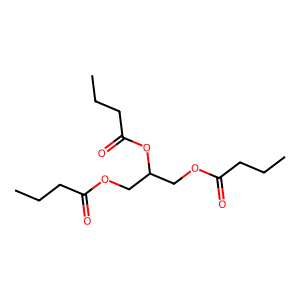 Structure of tributyrin