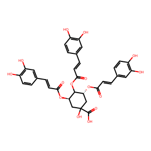 Structure of tricaffeoylquinic acid