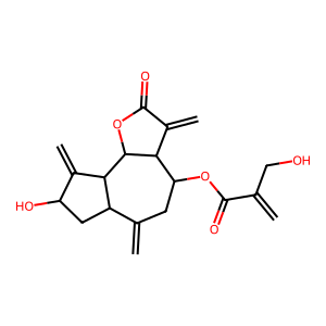 Structure of tricyclic sesquiterpene