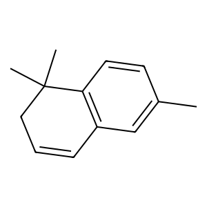 Structure of 1 1 6-trimethyl-1 2-dihydronaphthalene