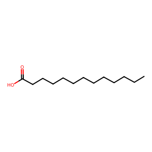 Structure of tridecanoic acid