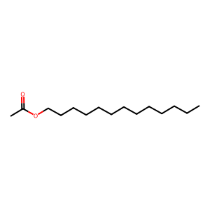 Structure of tridecyl acetate