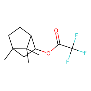 Structure of trifluoroacetyl-epiisoborneol