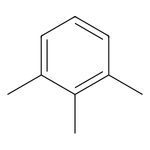 Structure of trimethylbenzene
