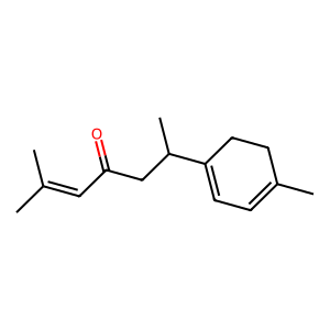 Structure of tumerone