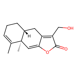 Structure of ui2 (sesquiterpenediol)