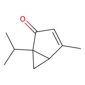 Structure of umbellulone