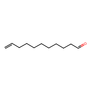 Structure of undec-10-en-1-al