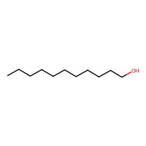 Structure of undecan-1-ol