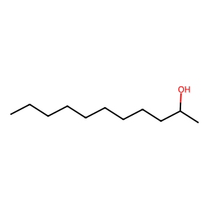 Structure of undecan-2-ol