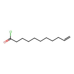 Structure of undecylenoyl chloride