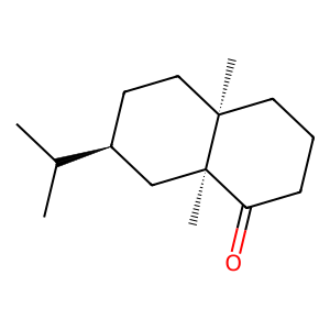 Structure of valeranone