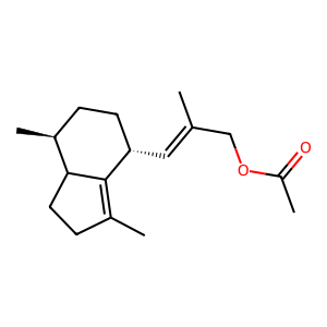 Structure of valerenyl acetate