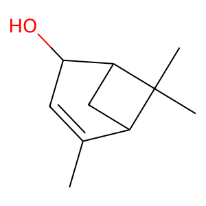 Structure of verbenol