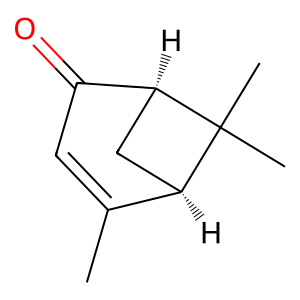 Structure of verbenone