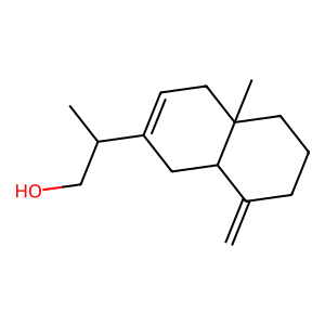 Structure of vetiselinenol