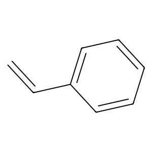 Structure of vinylbenzene