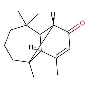 Structure of vulgarone